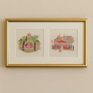 Mads Stage Framed Art Prints Hans Christian Andersen Fairy Tale Danish Artist